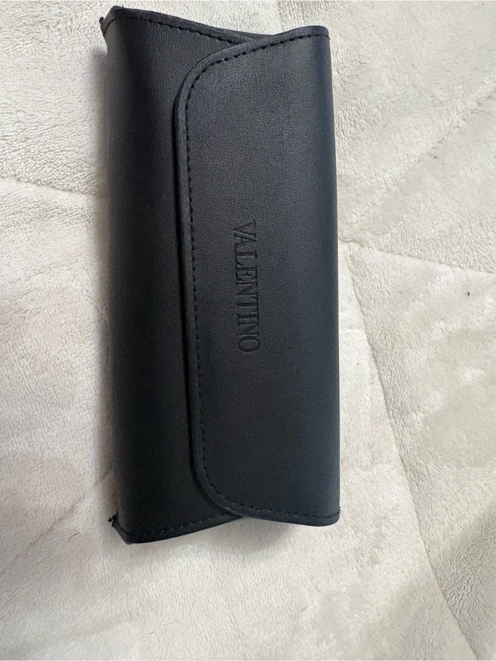 Valentino Black Sunglasses with Gradient Smoke Lenses